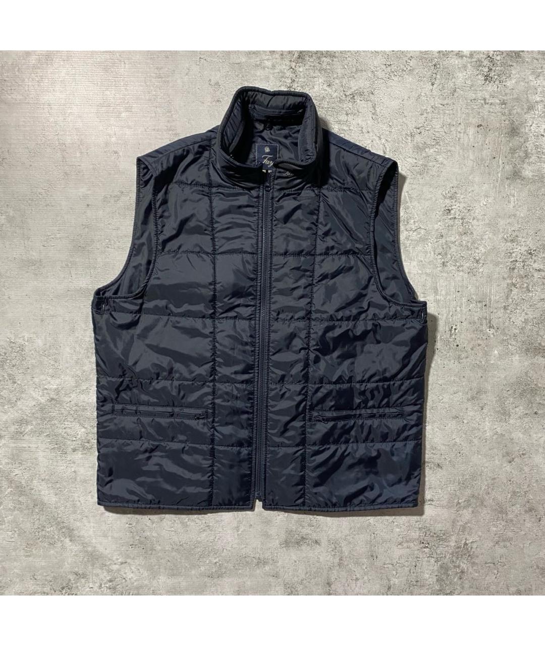 FAY Темно-синее хлопковое пальто, фото 6