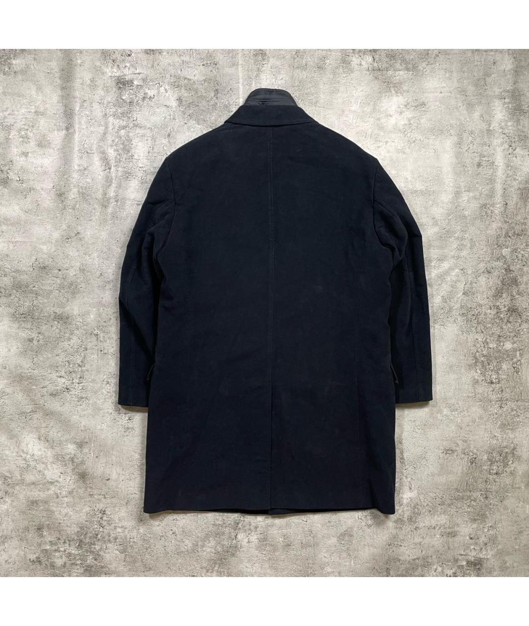 FAY Темно-синее хлопковое пальто, фото 2