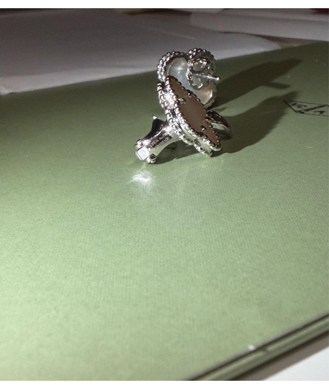 VAN CLEEF & ARPELS Белые серьги из белого золота, фото 2