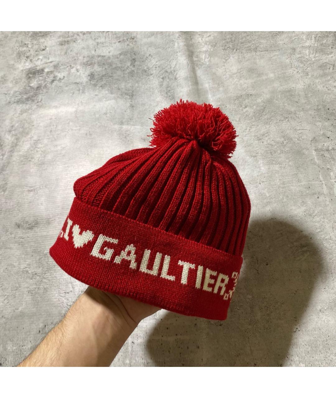 JEAN PAUL GAULTIER Красная шапка, фото 4