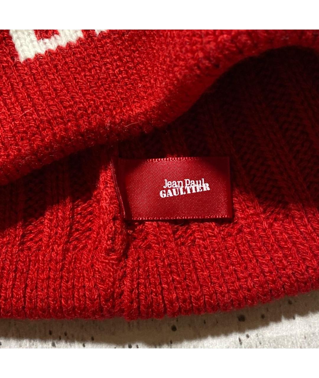 JEAN PAUL GAULTIER Красная шапка, фото 3