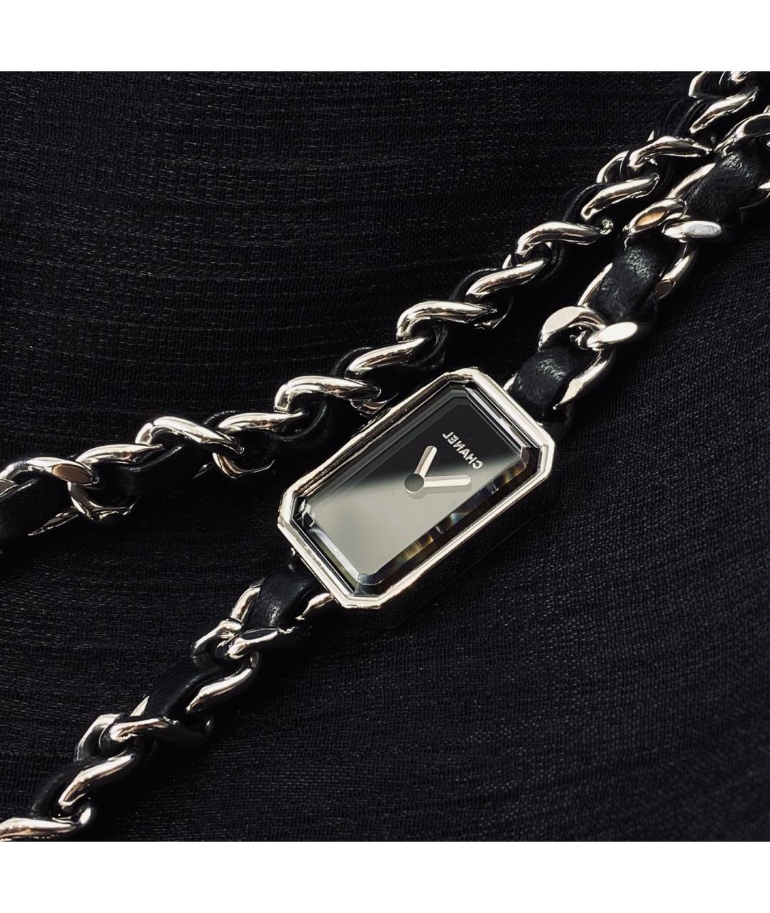 CHANEL Черные часы, фото 4