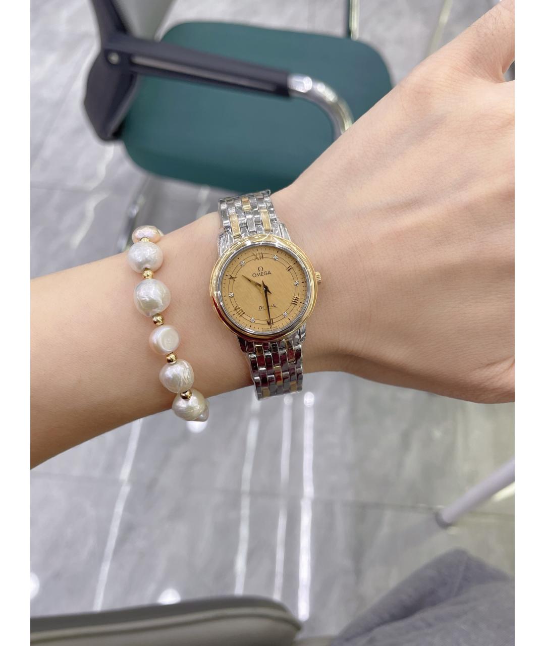 OMEGA Золотые часы из желтого золота, фото 4