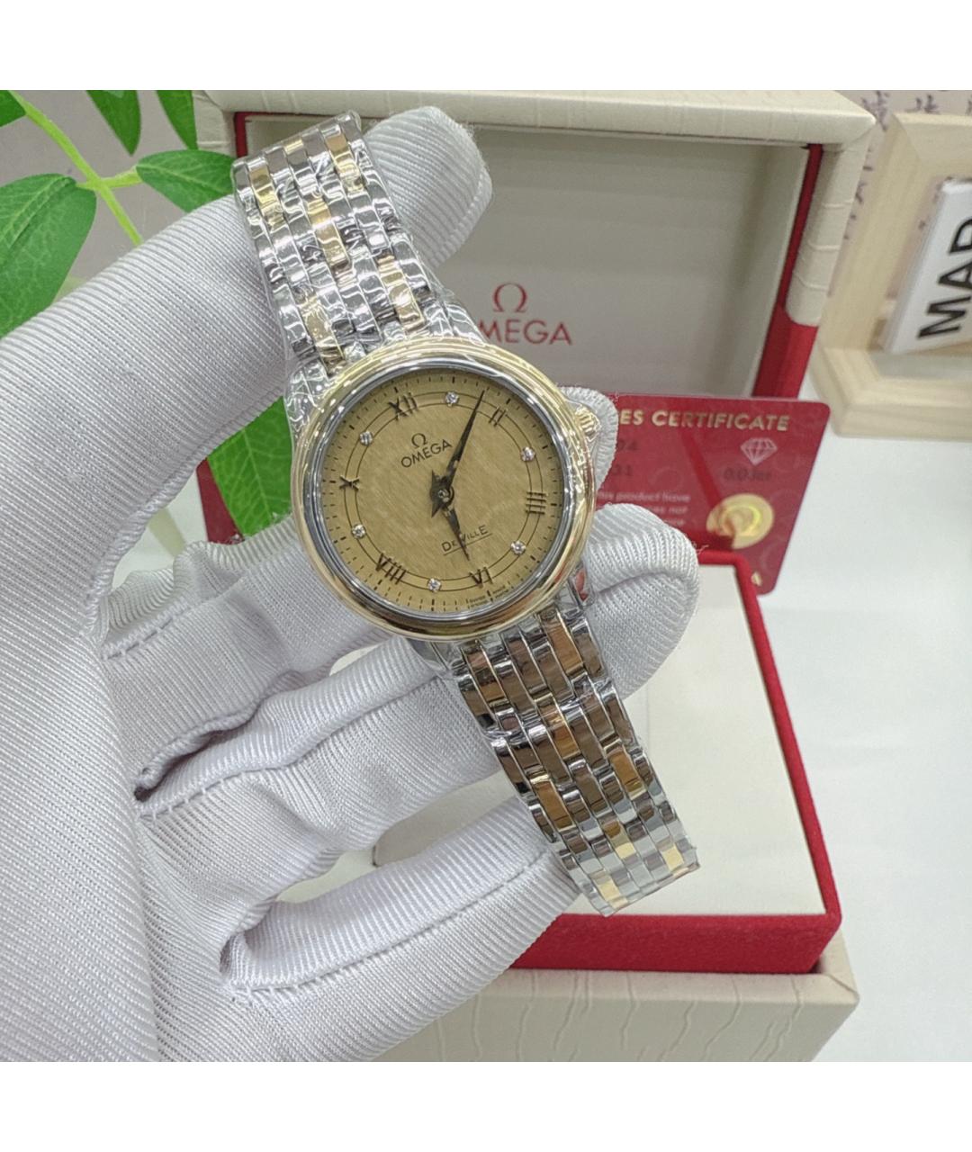 OMEGA Золотые часы из желтого золота, фото 2