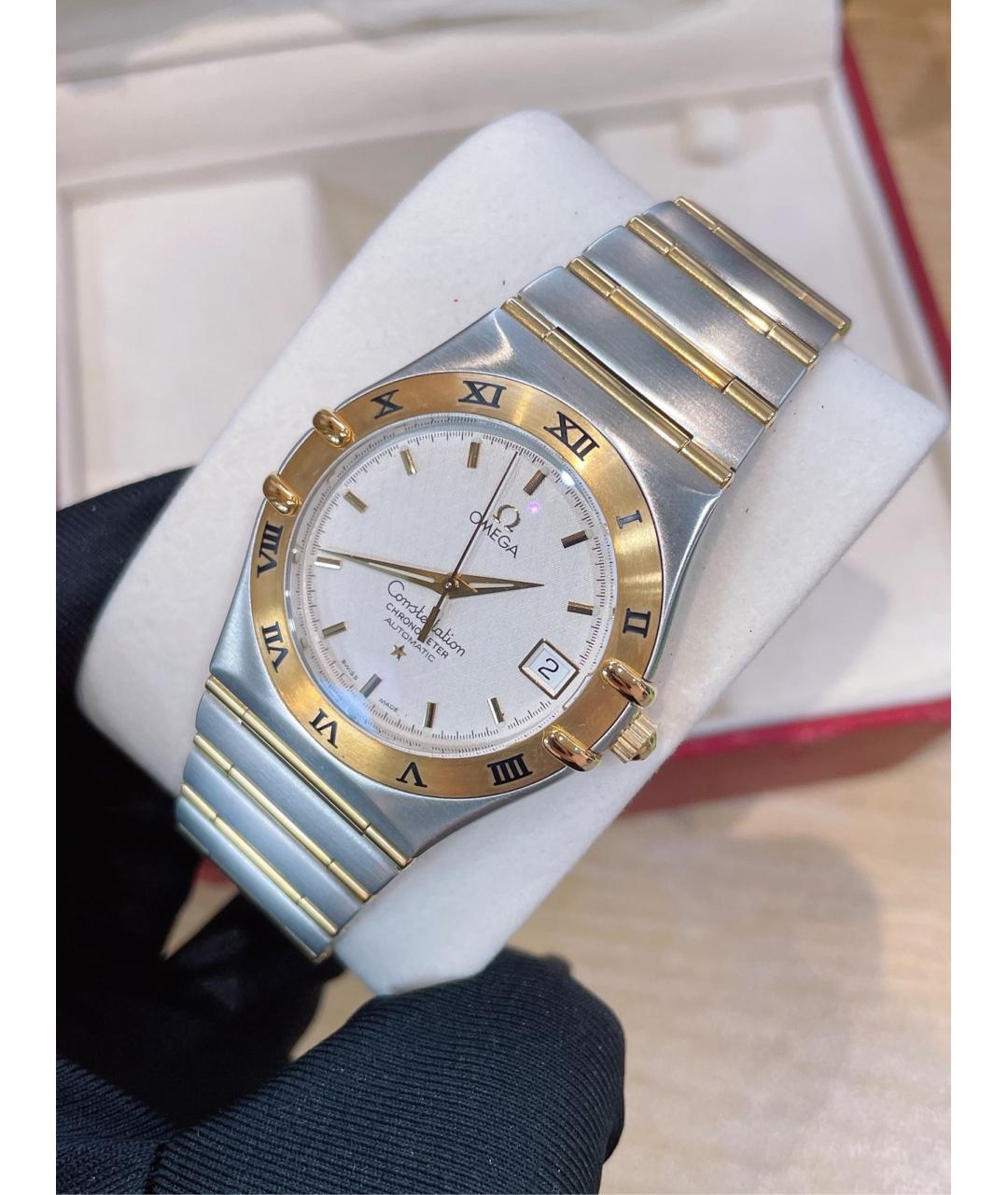 OMEGA Серебряные часы, фото 5