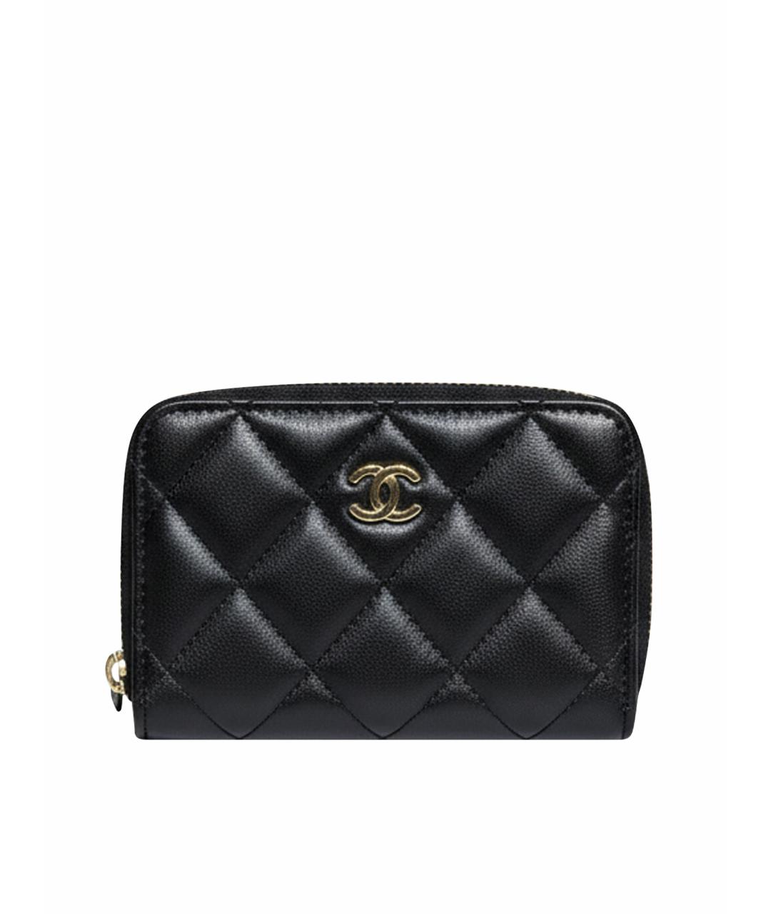 CHANEL Черный кошелек, фото 1