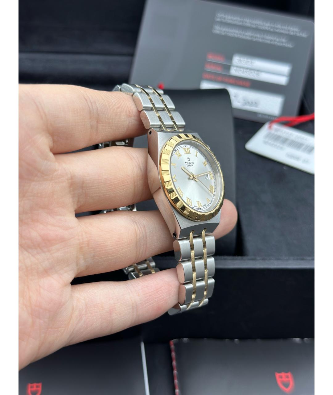 TUDOR Серебряные часы, фото 3