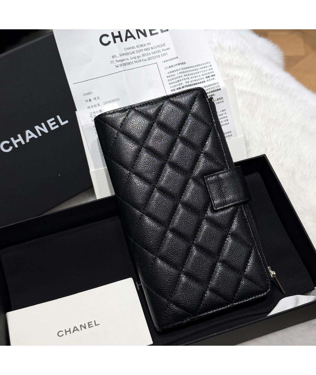 CHANEL Черный кошелек, фото 2