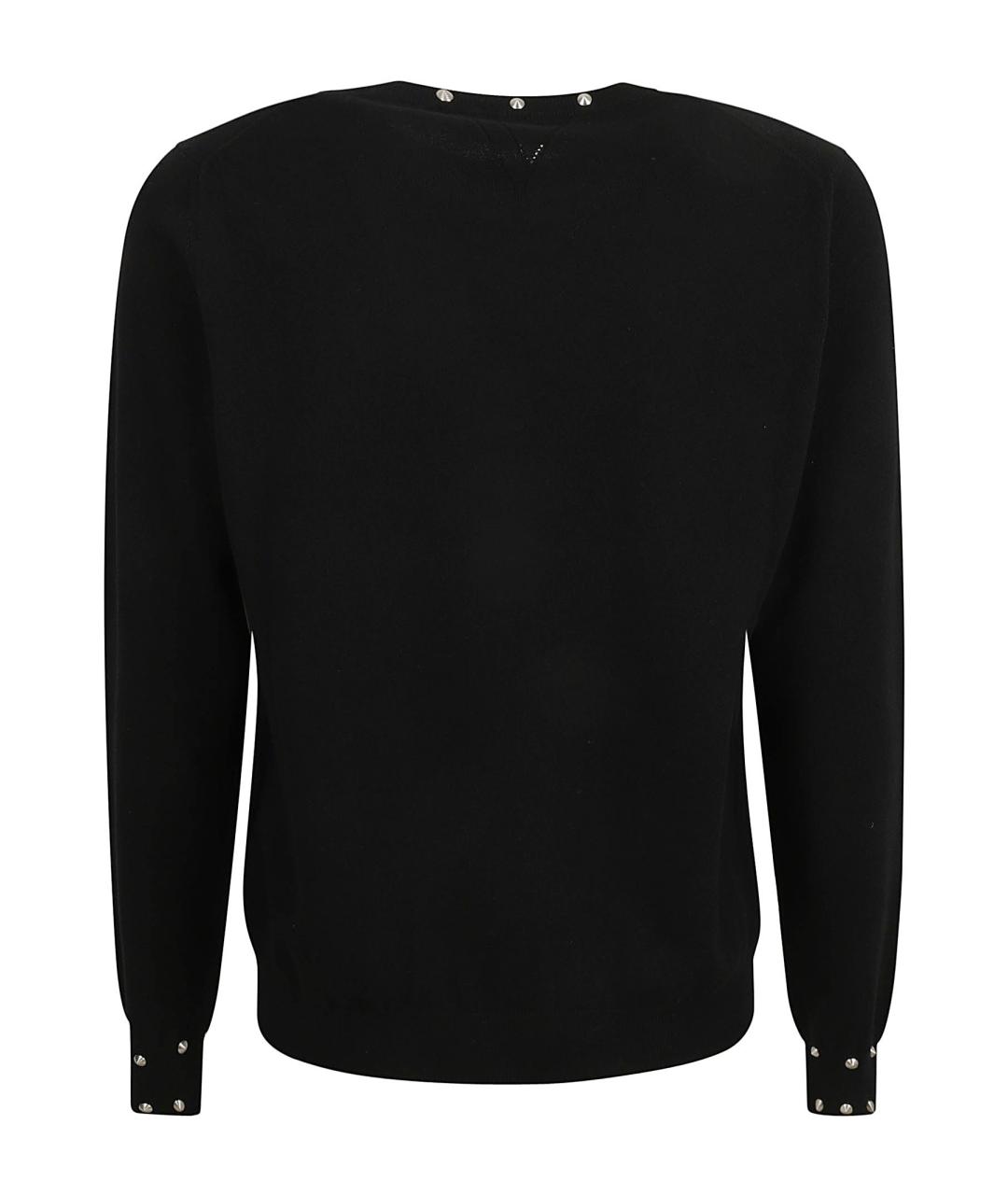 VERSACE Черный шерстяной джемпер / свитер, фото 2