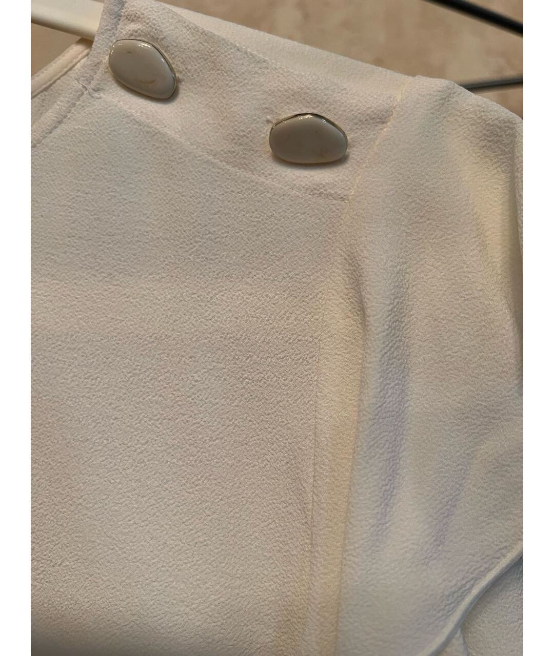 DEREK LAM 10 CROSBY Белая шелковая рубашка, фото 4