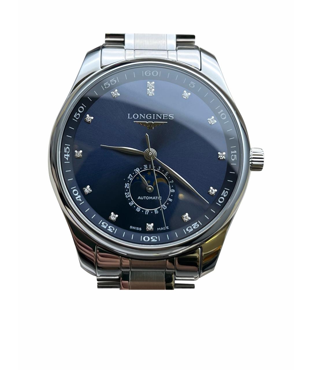 LONGINES Черные металлические часы, фото 1