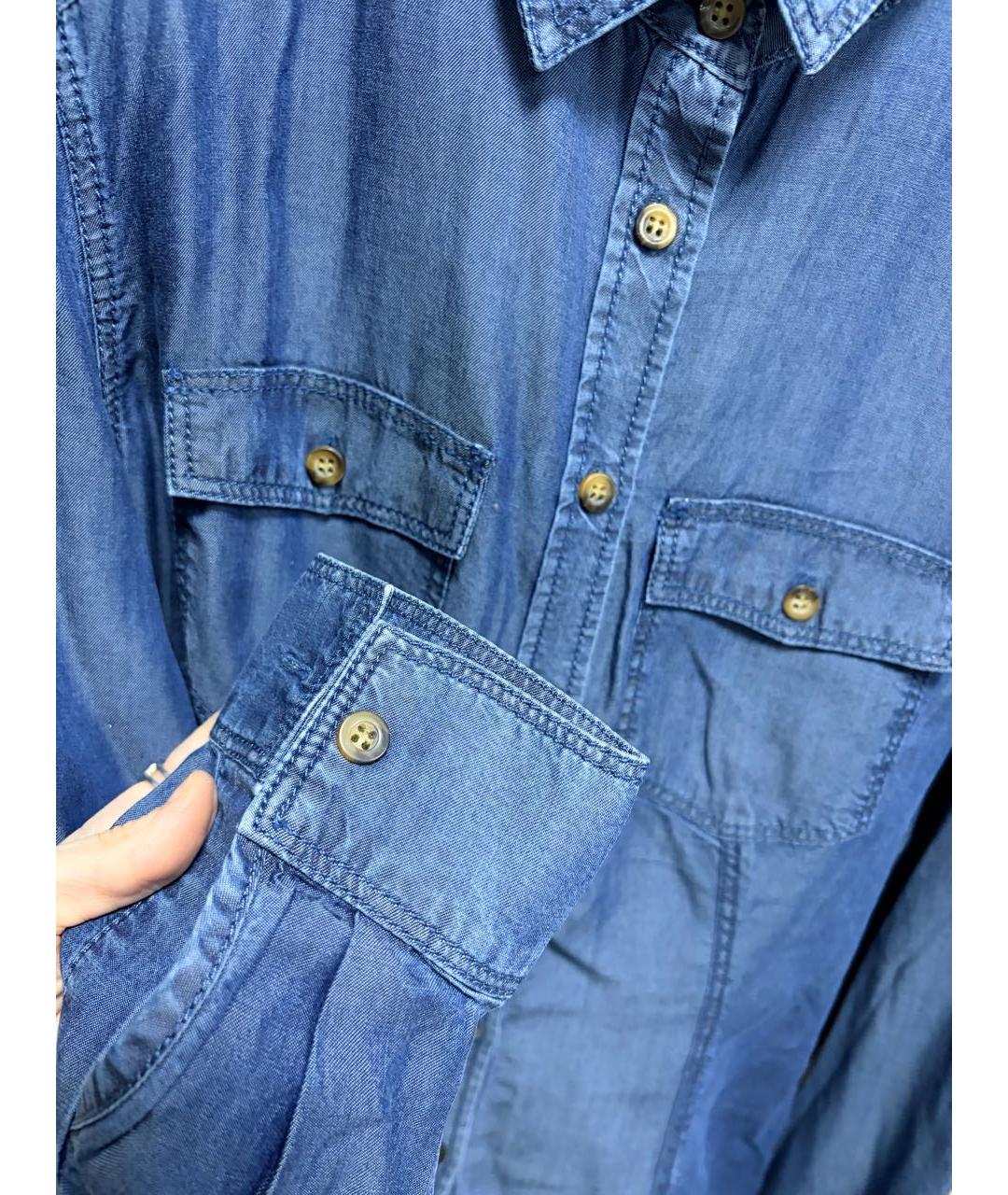 ESCADA Темно-синяя деним рубашка, фото 3