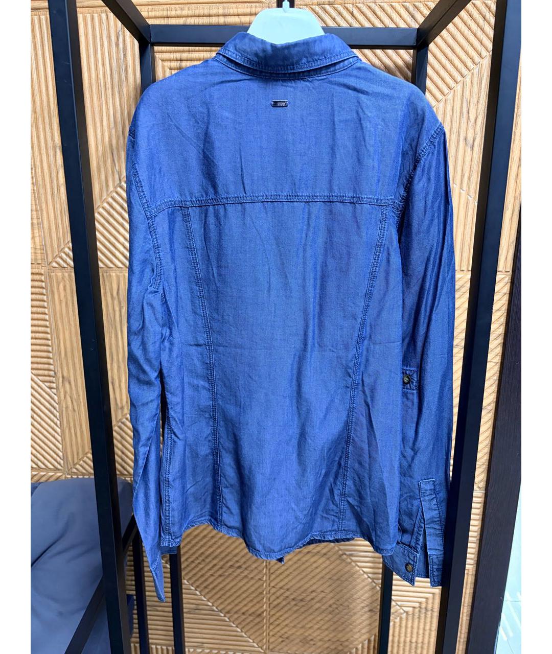 ESCADA Темно-синяя деним рубашка, фото 2