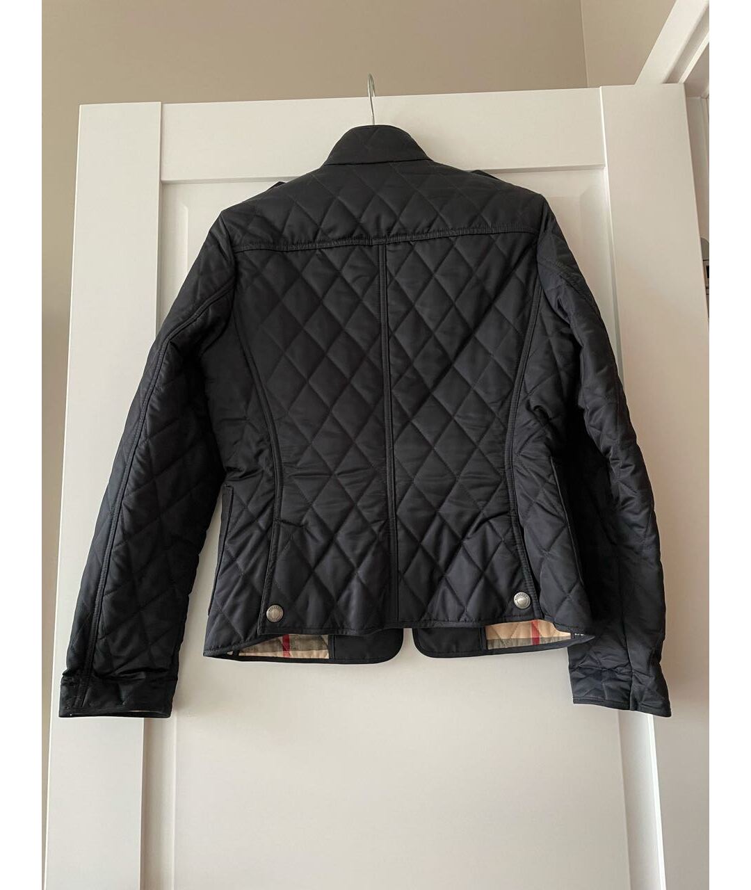 BURBERRY BRIT Темно-синяя полиэстеровая куртка, фото 2