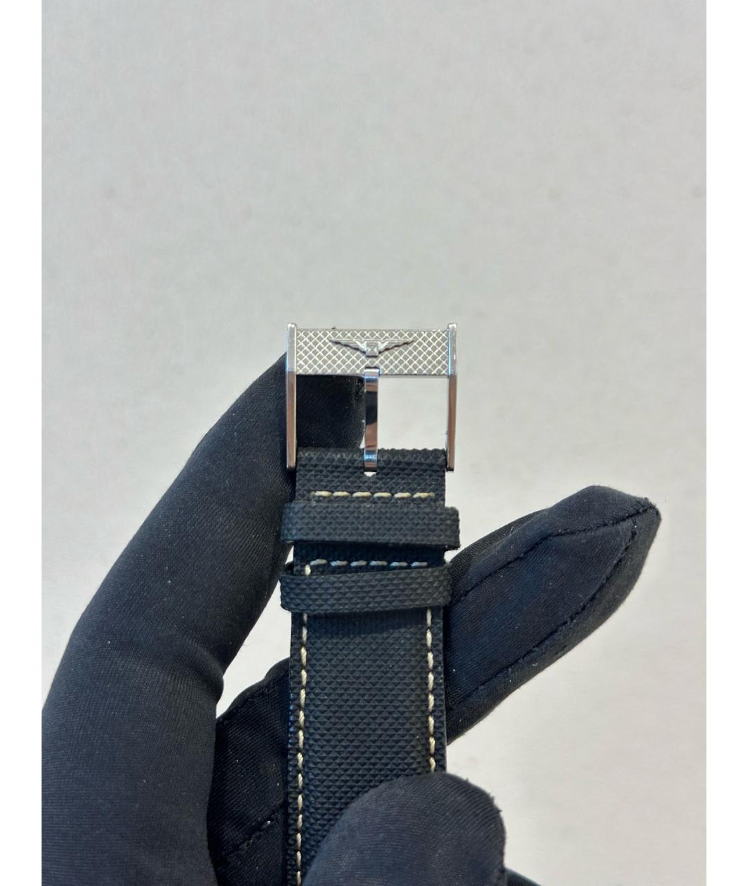 LONGINES Черные металлические часы, фото 8