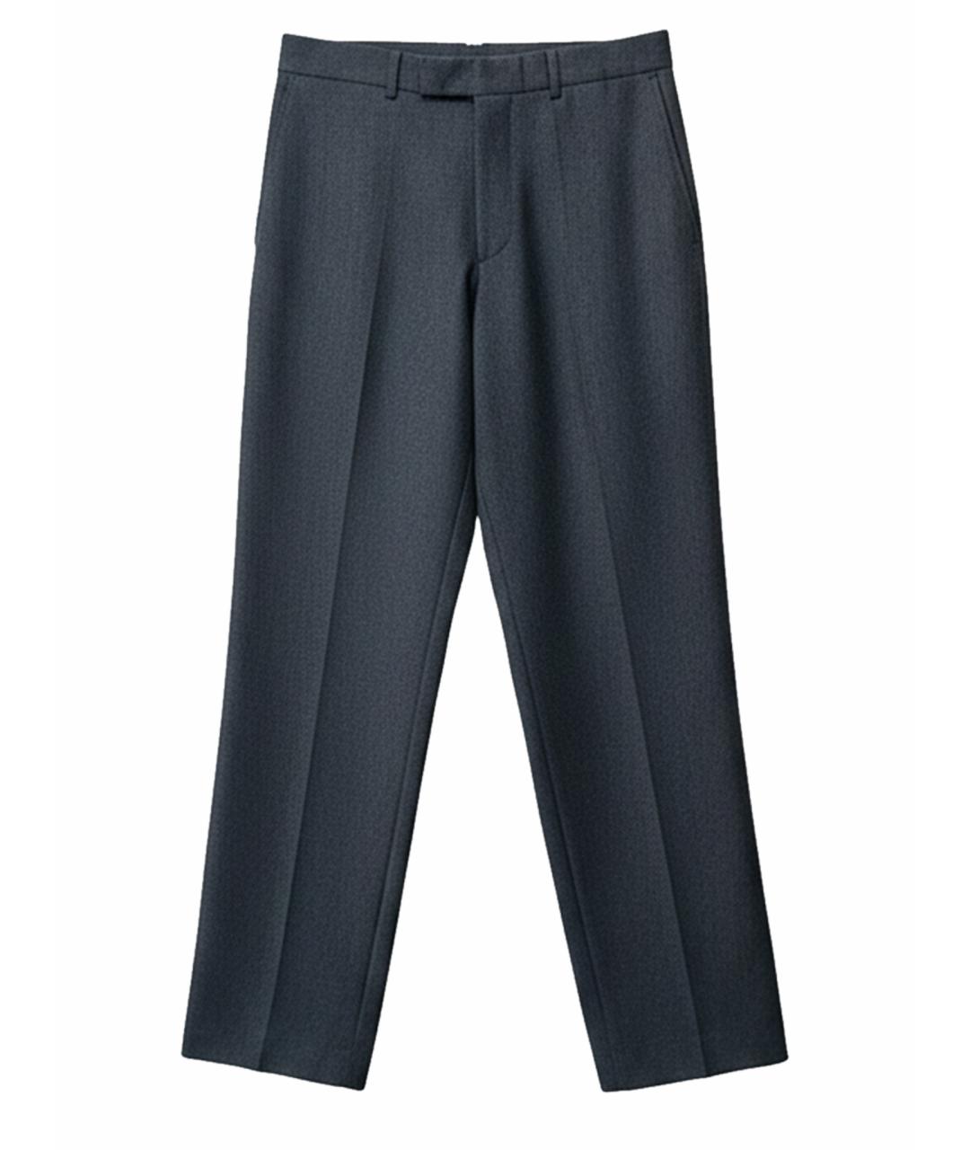 HUGO BOSS Серые шерстяные классические брюки, фото 1