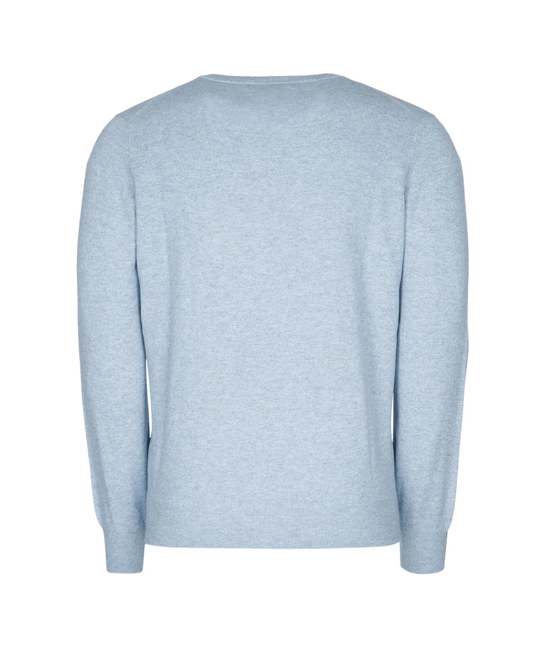BRUNELLO CUCINELLI Голубой кашемировый джемпер / свитер, фото 2