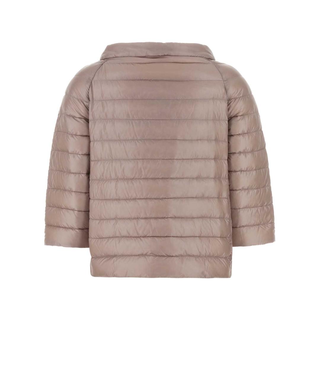 HERNO Розовый полиамидовый пуховик, фото 2