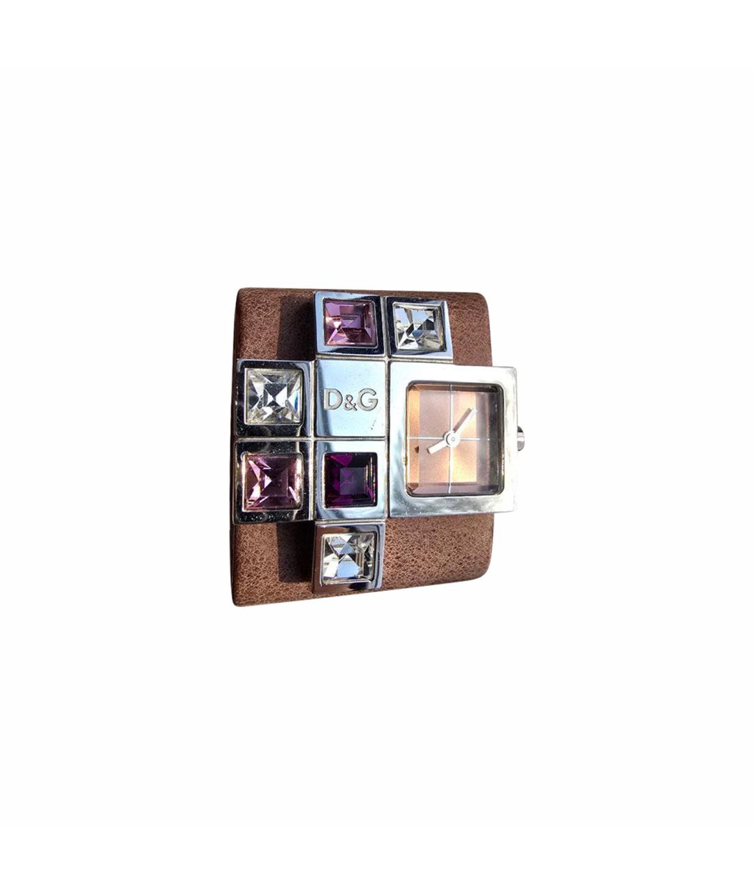 DOLCE&GABBANA Серебряные металлические часы, фото 1