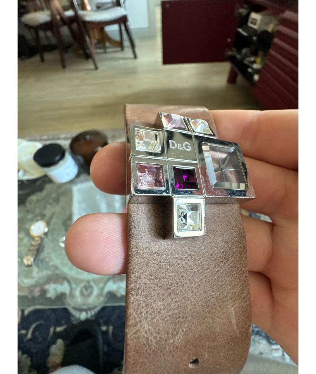 DOLCE&GABBANA Серебряные металлические часы, фото 5