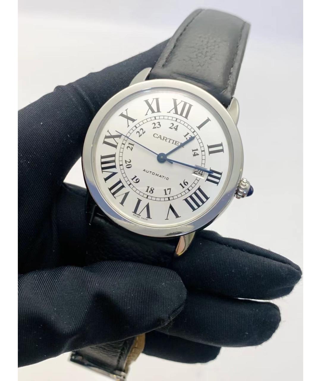 CARTIER Серебряные часы, фото 4