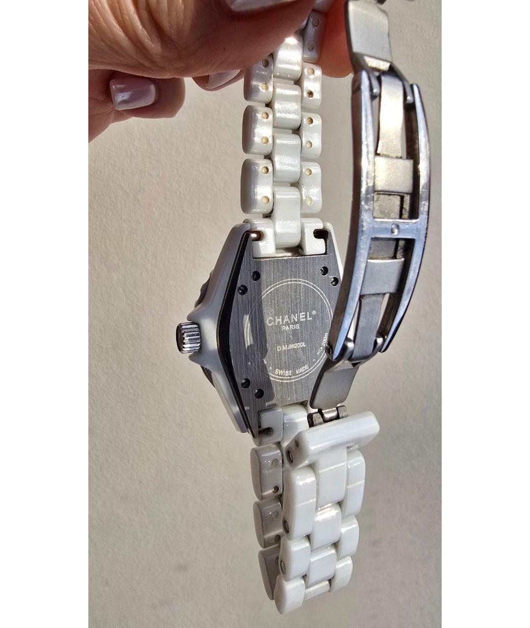 CHANEL Белые керамические часы, фото 3
