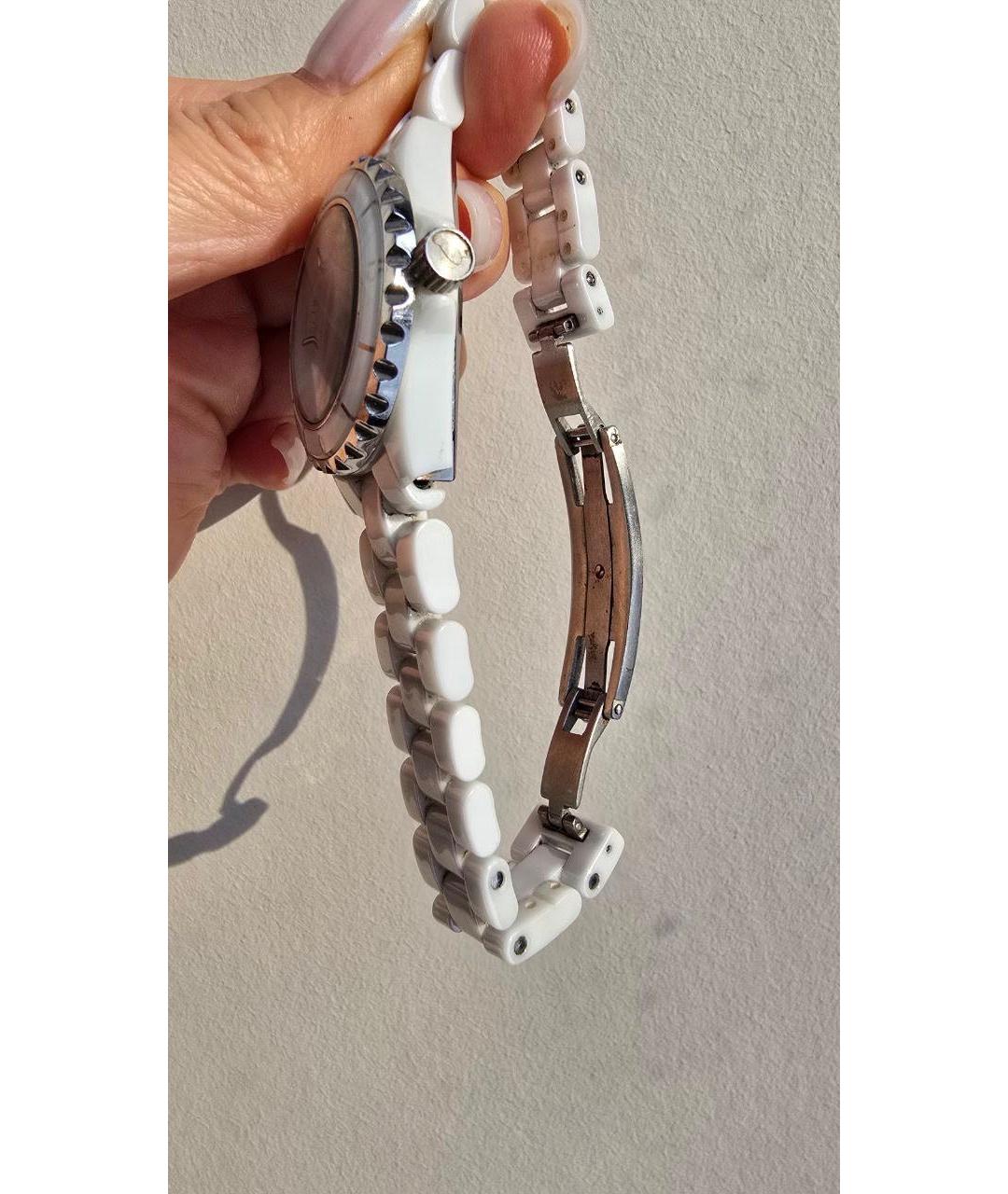 CHANEL Белые керамические часы, фото 4