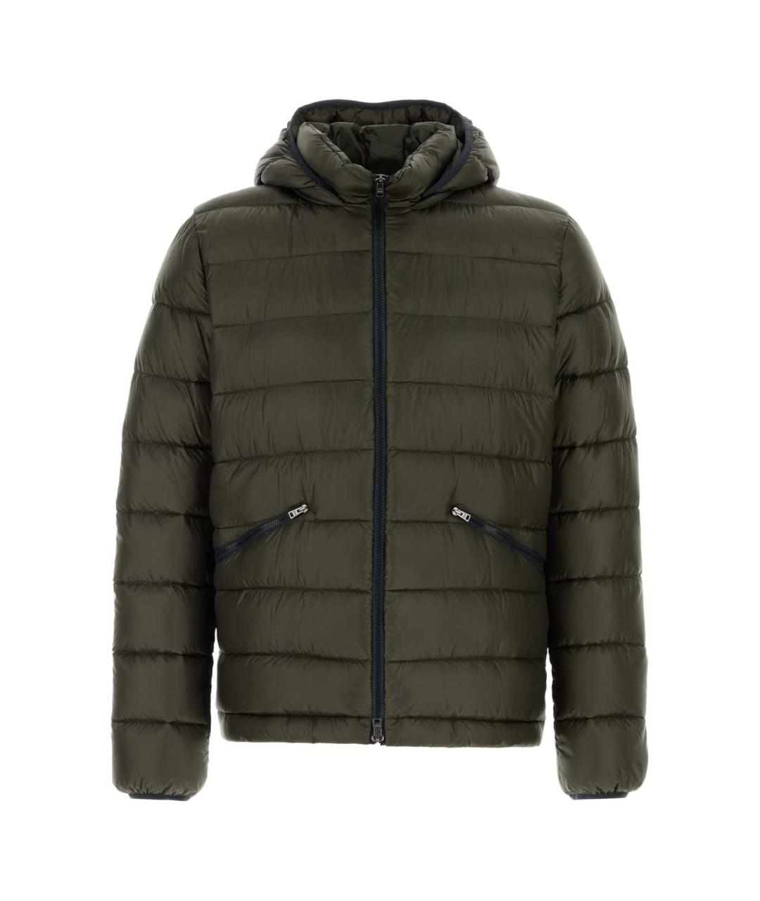 HERNO Зеленый пуховик, фото 1