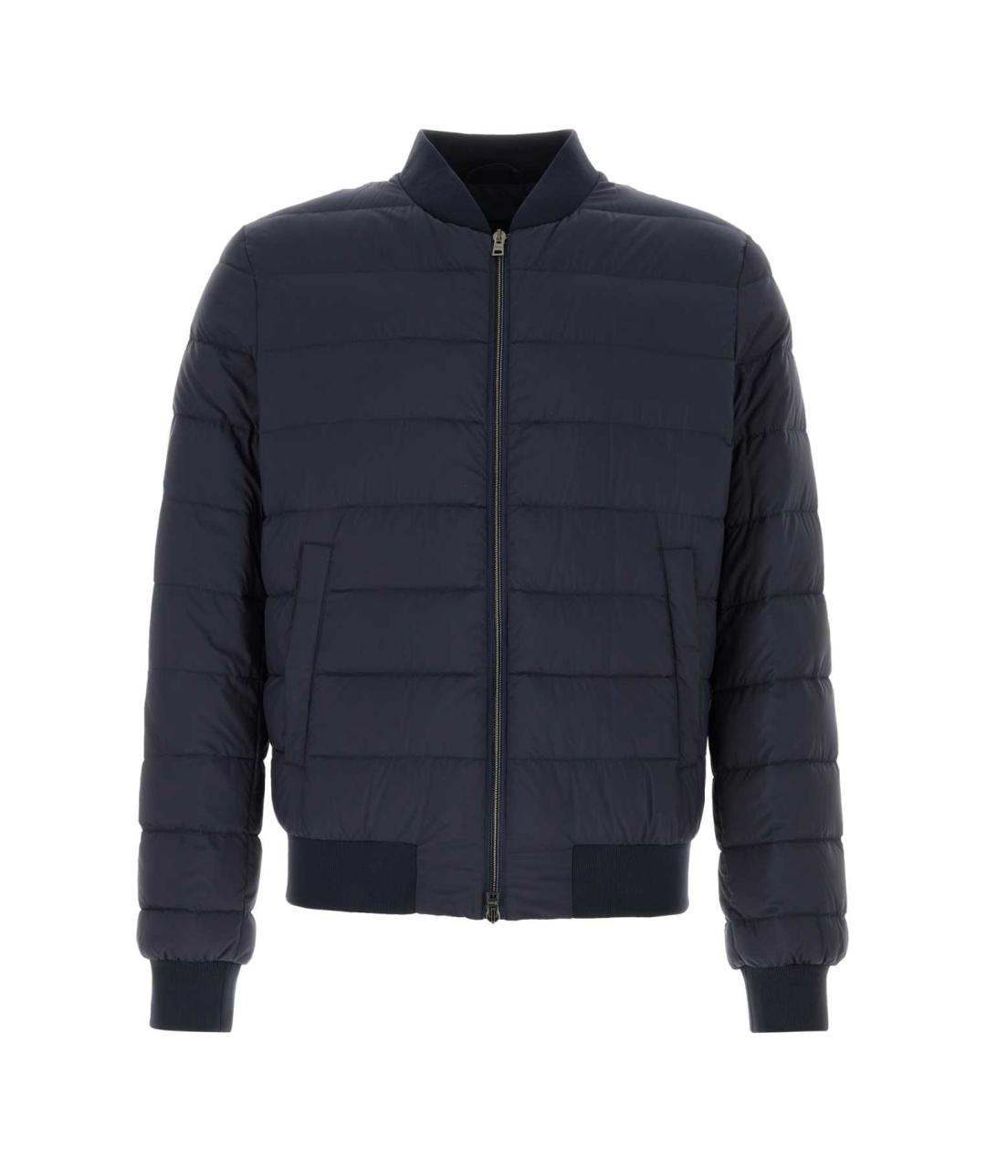 HERNO Темно-синий полиамидовый пуховик, фото 1