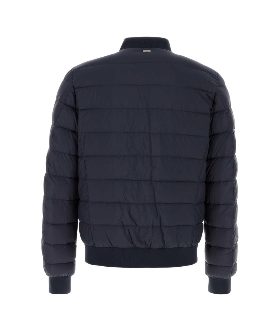 HERNO Темно-синий полиамидовый пуховик, фото 2