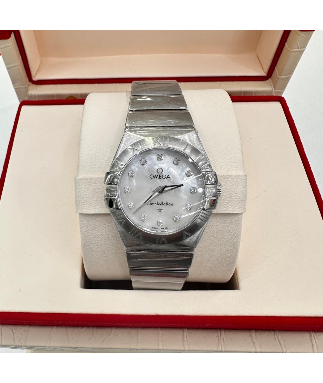 OMEGA Серебряные часы, фото 2