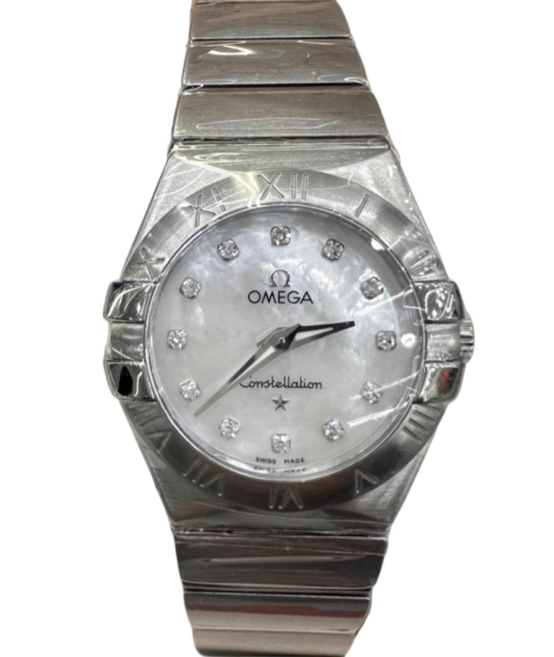 OMEGA Серебряные часы, фото 7