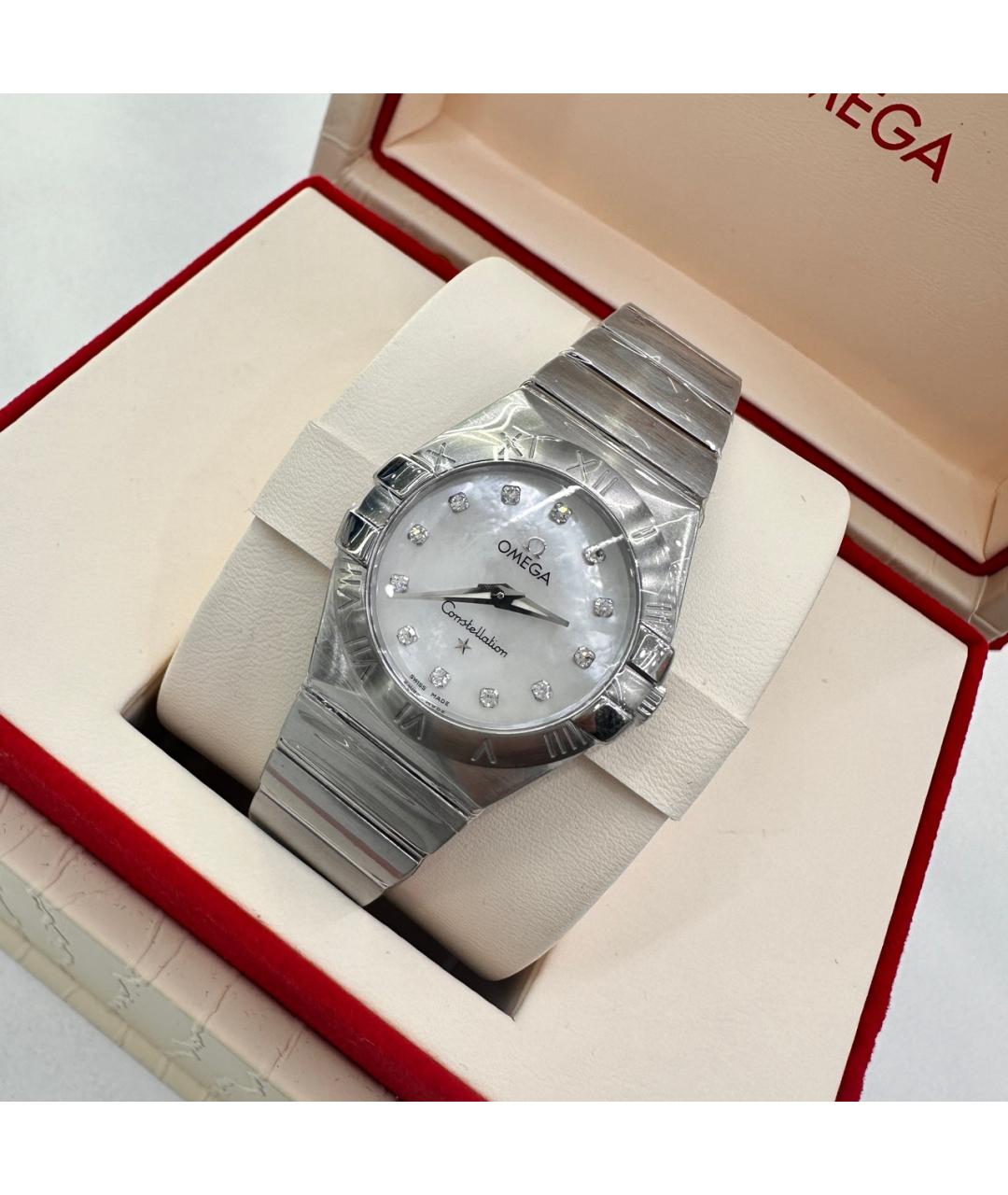 OMEGA Серебряные часы, фото 3