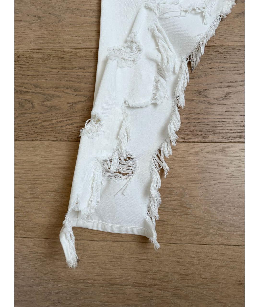 ALEXANDER WANG Белая хлопковая юбка мини, фото 2