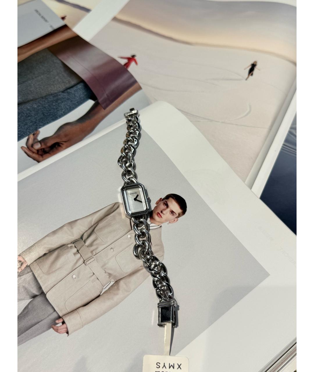 CHANEL Серебряные часы, фото 2