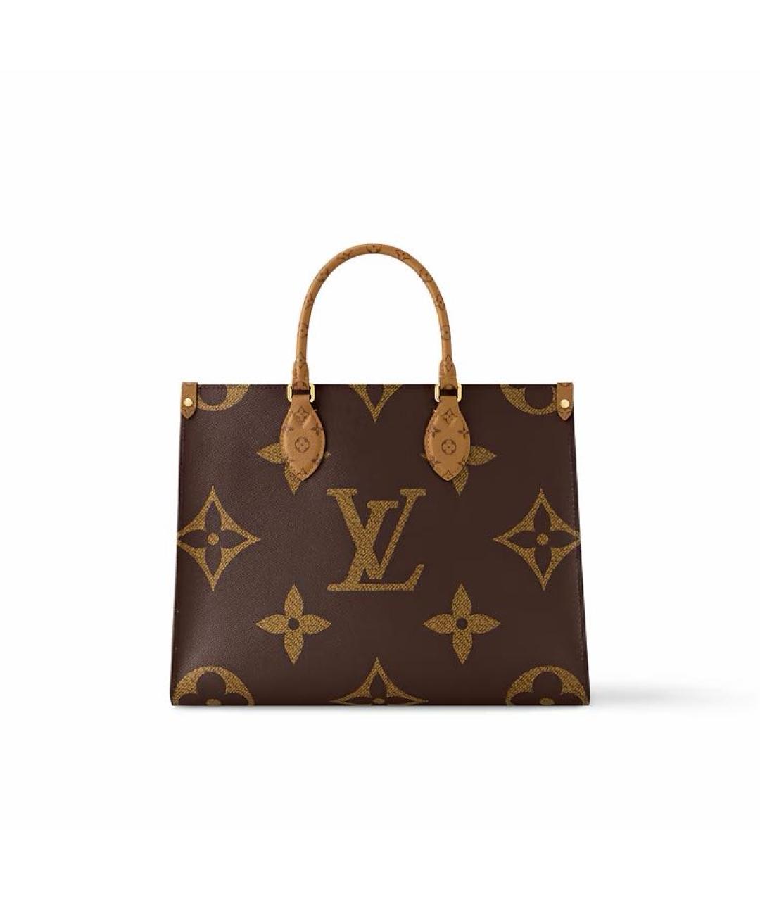 LOUIS VUITTON Коричневая сумка тоут, фото 9