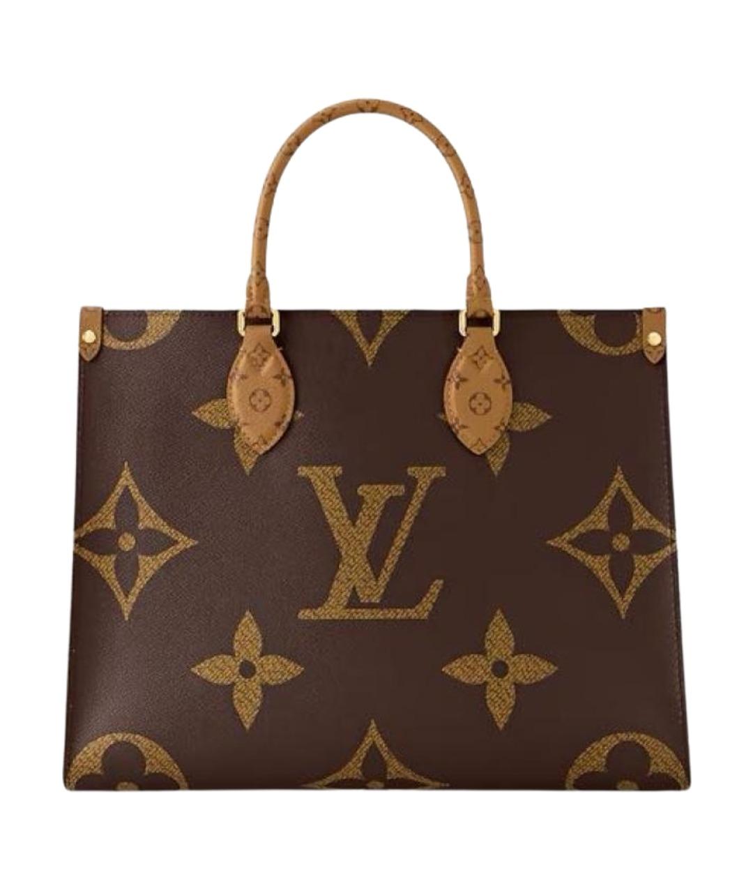 LOUIS VUITTON Коричневая сумка тоут, фото 1