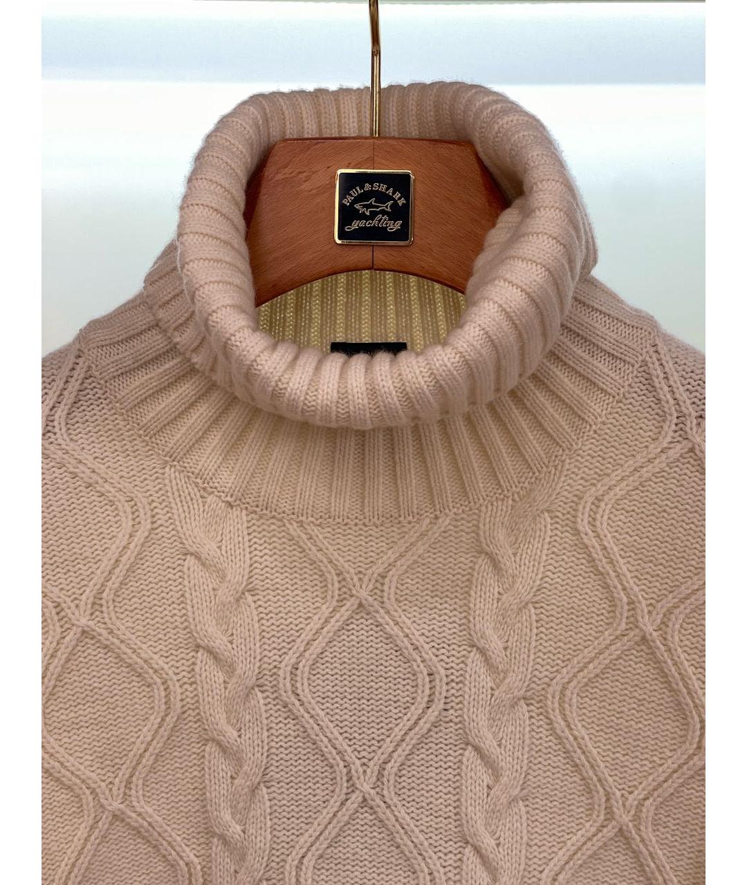 PAUL & SHARK Белый шерстяной джемпер / свитер, фото 4