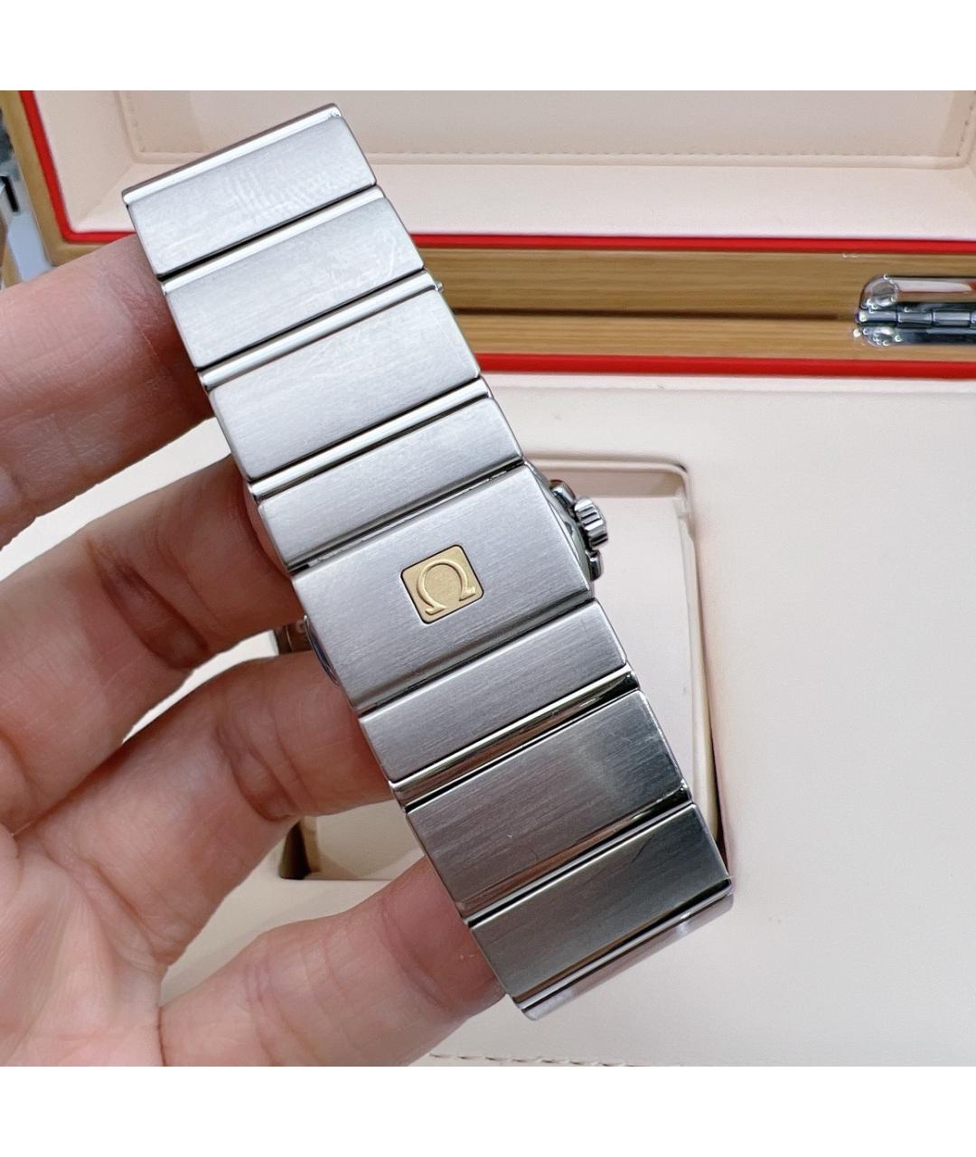 OMEGA Серебряные часы, фото 5