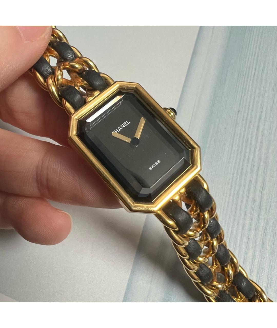 CHANEL Черные часы, фото 3