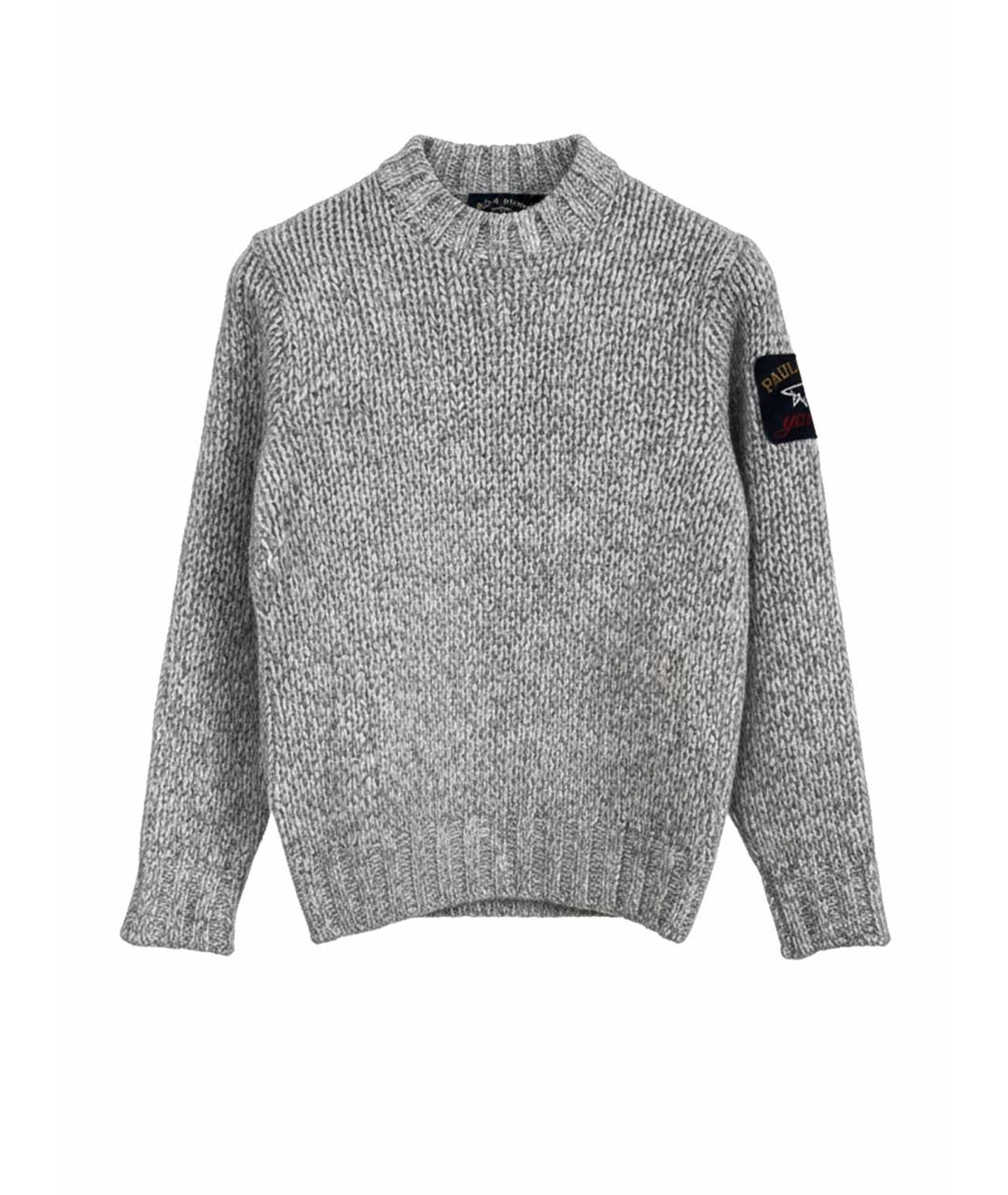 PAUL & SHARK Серый шерстяной джемпер / свитер, фото 1