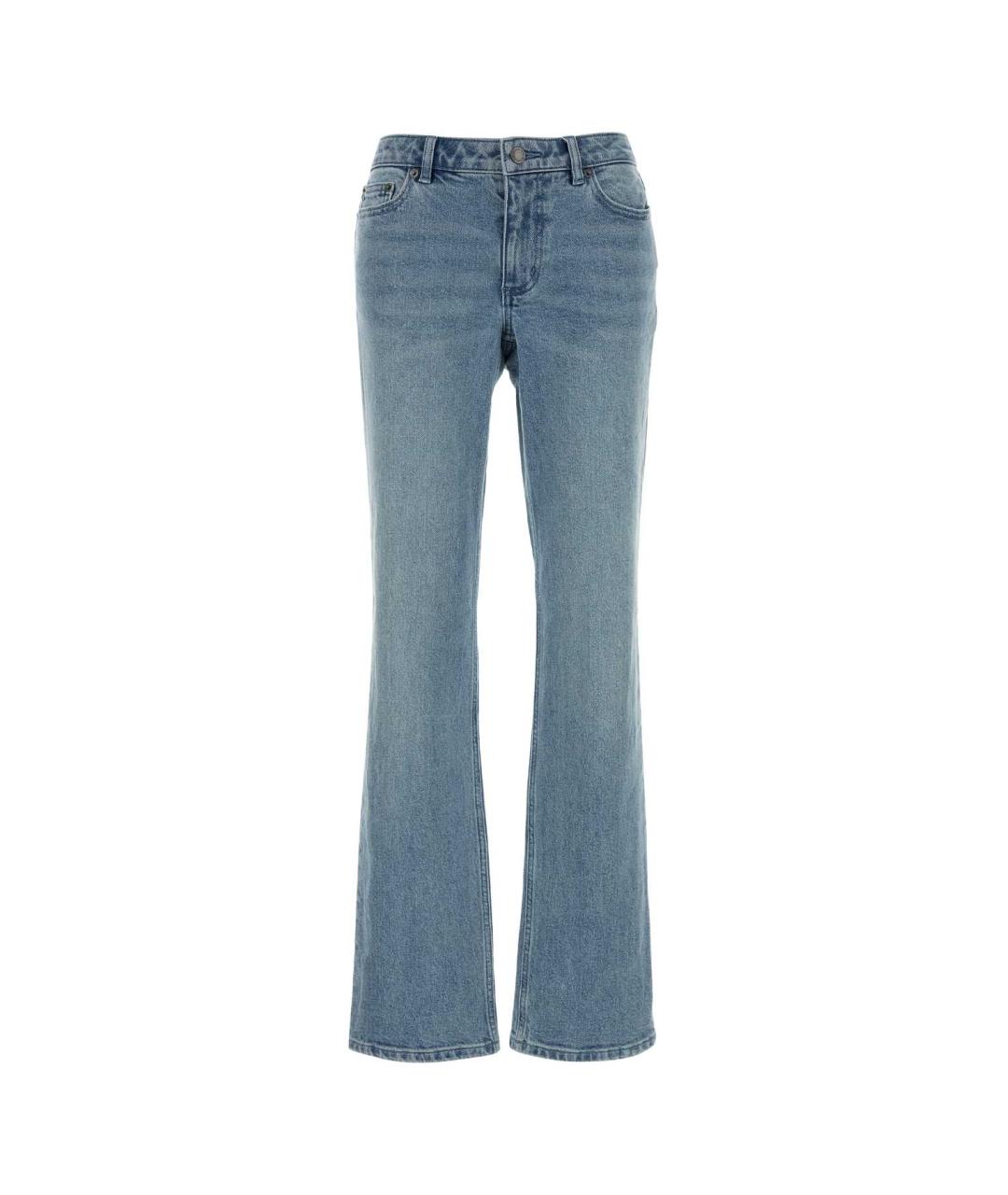 MICHAEL KORS Голубые хлопковые прямые джинсы, фото 1