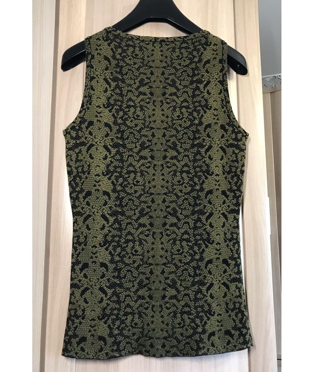 GUCCI Зеленая шерстяная майка, фото 2