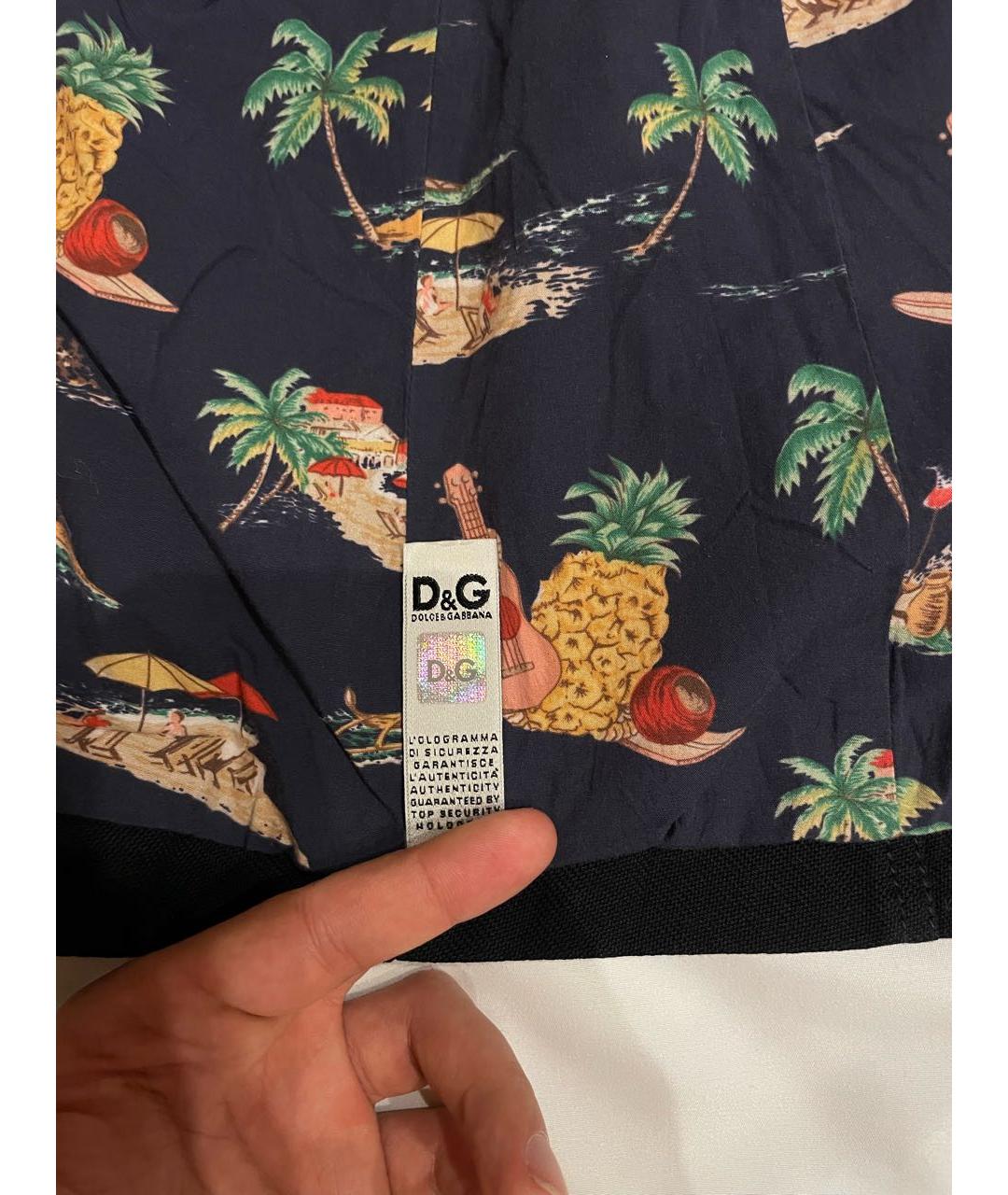 DOLCE&GABBANA Черный хлопковый жакет/пиджак, фото 4