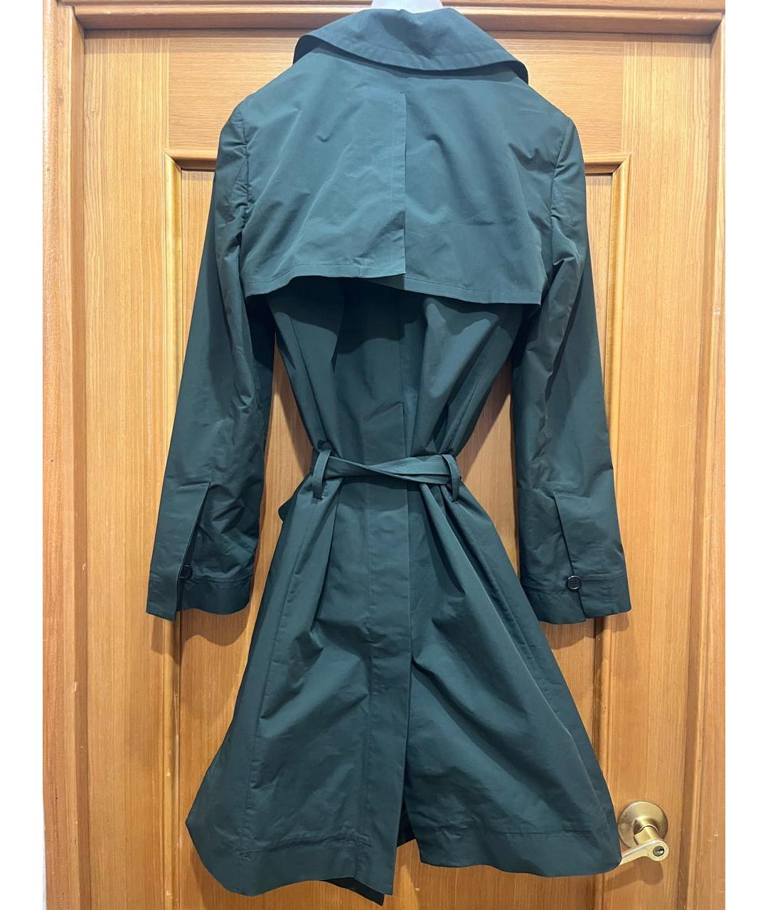 MARNI Зеленый полиэстеровый тренч/плащ, фото 2