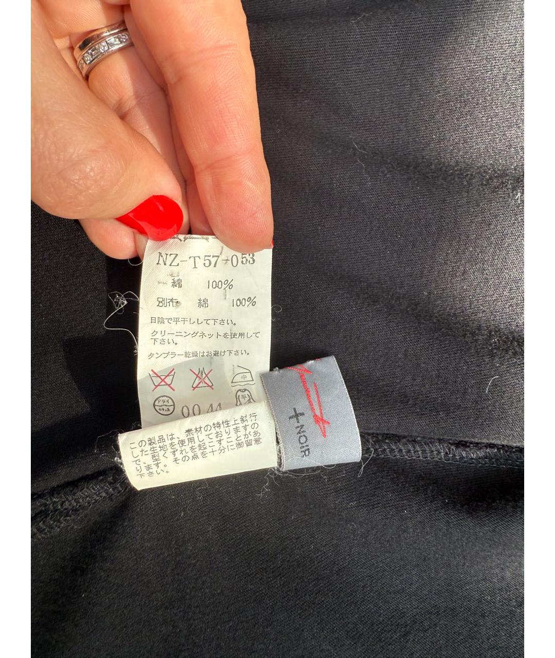 YOHJI YAMAMOTO Черный хлопковый кардиган, фото 5