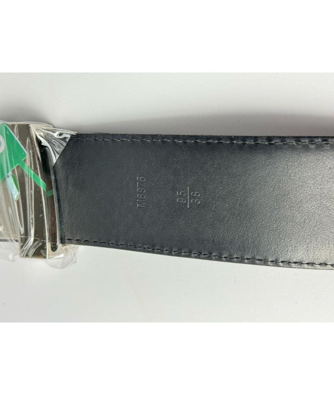 LOUIS VUITTON Коричневый замшевый ремень, фото 4