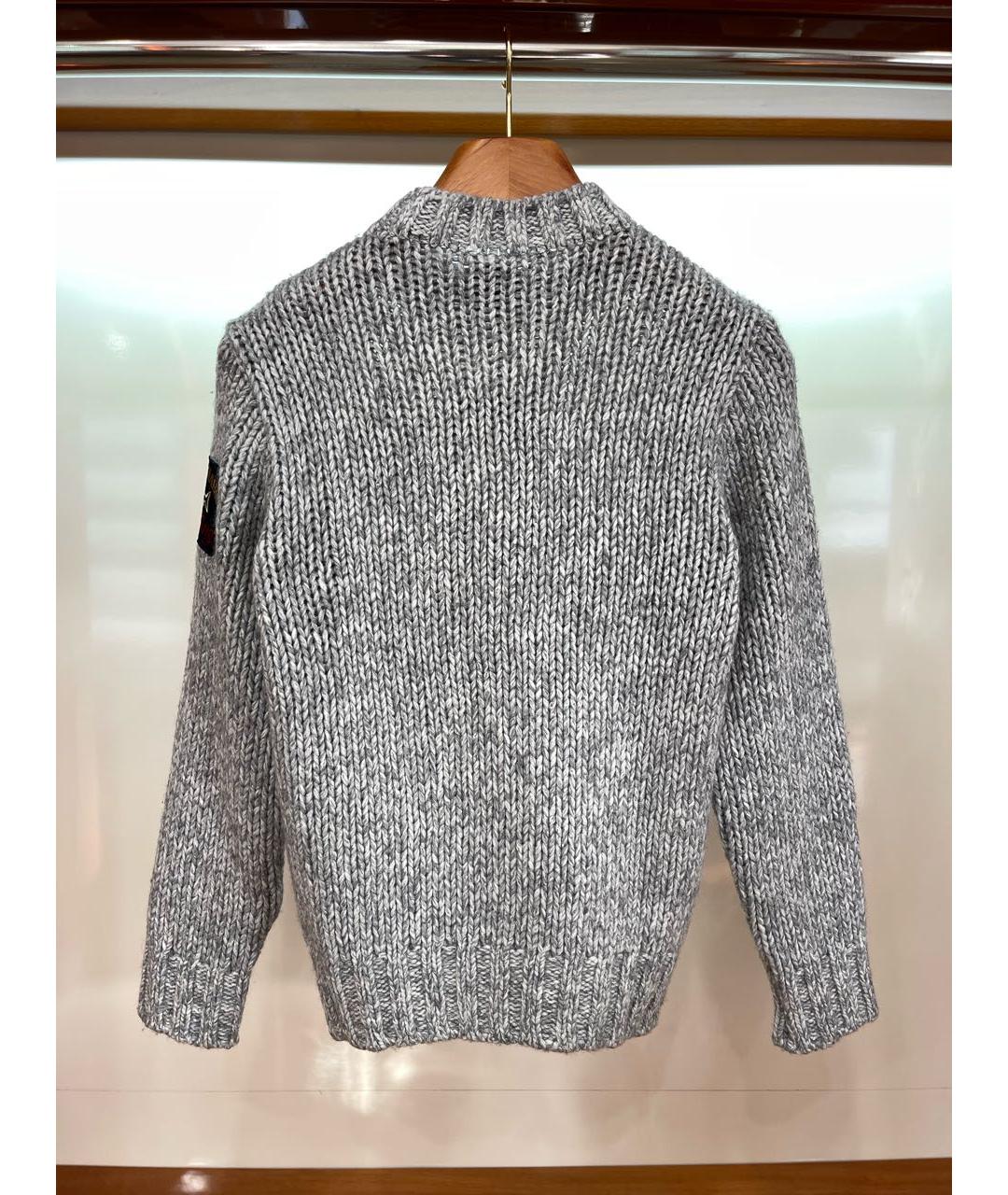 PAUL & SHARK Серый шерстяной джемпер / свитер, фото 2