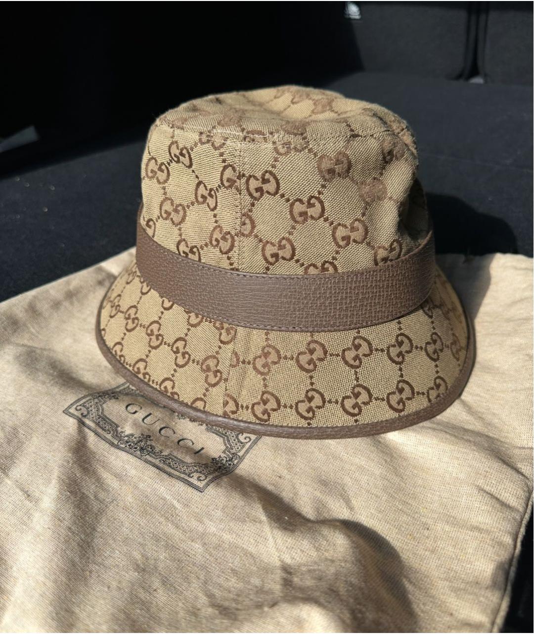 GUCCI Бежевая панама, фото 2