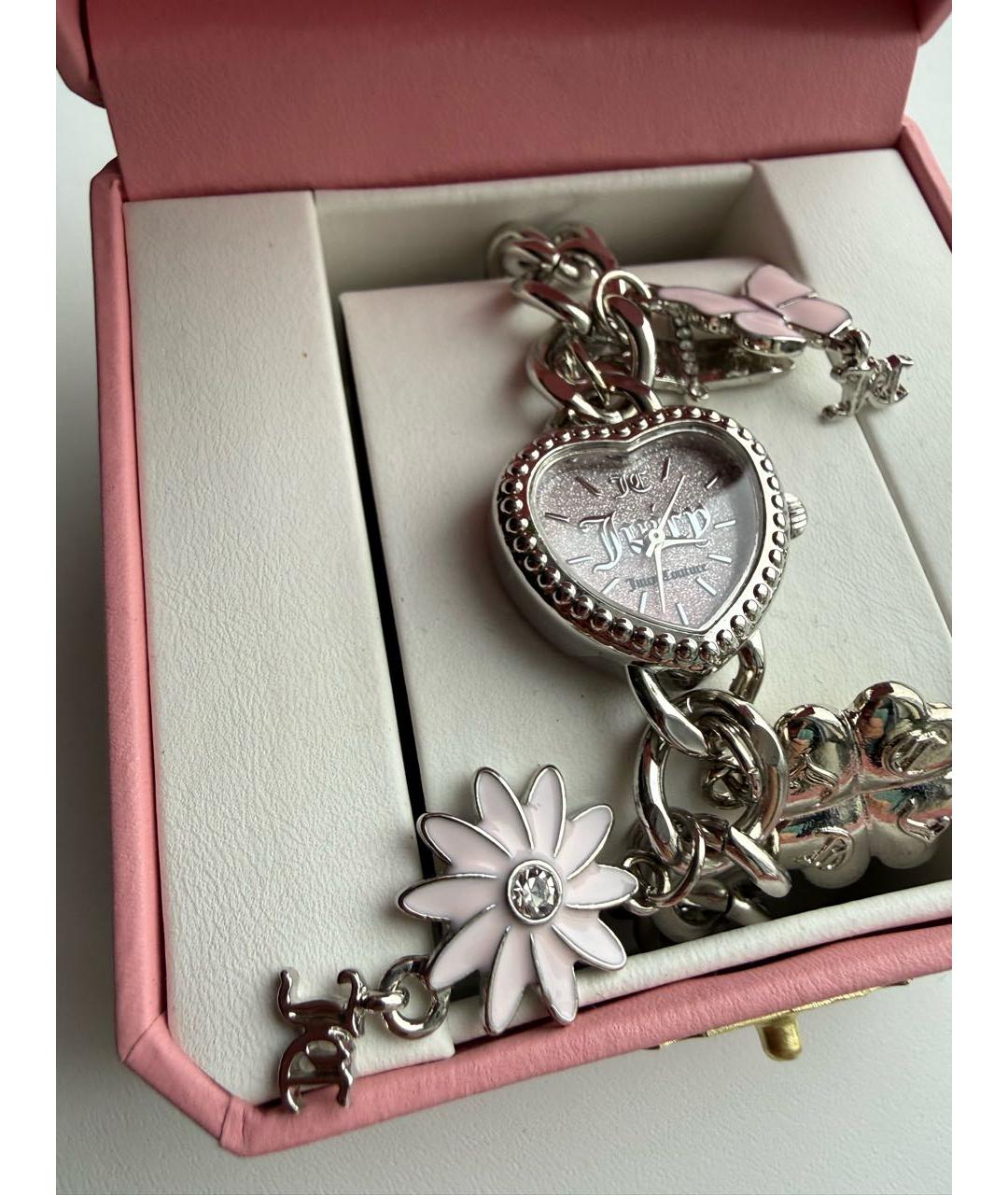 JUICY COUTURE Серебряные металлические часы, фото 2